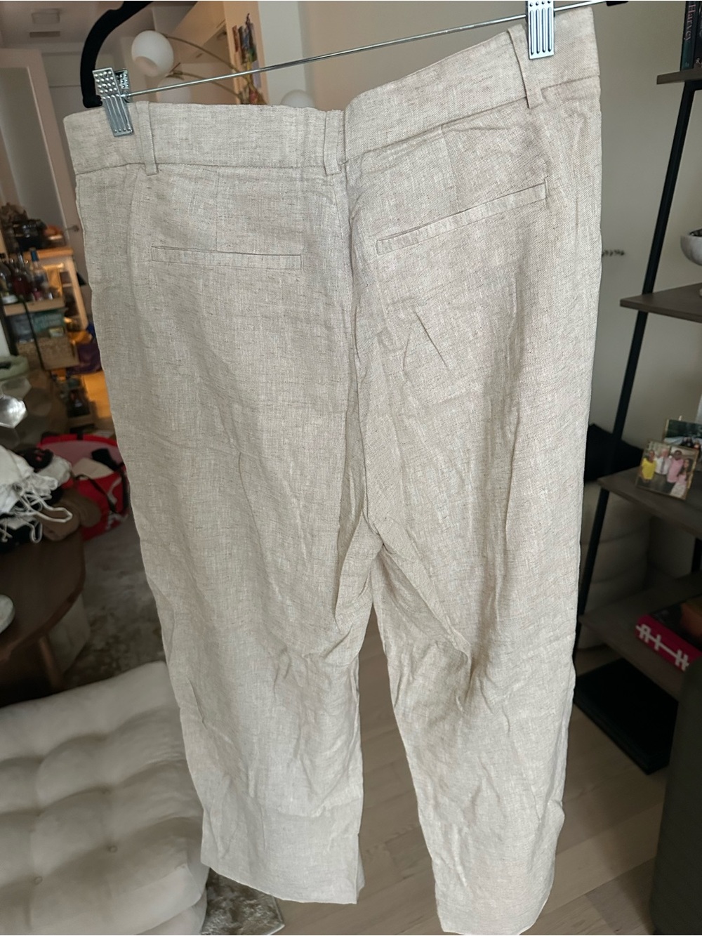Abercrombie Tailored Wide Leg linen Pant - Picture 5 of 6